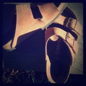 Birkenstock slid on sandals